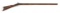 (A) J. CRADOCK STAMPED PERCUSSION KENTUCKY RIFLE.