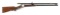 (M) CIMMARRON MODEL 1874 SHARPS SINGLE SHOT RIFLE WITH SCOPE.