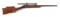 (C) CUSTOM STEVENS MODEL 44 1/2 .22 HORNET FALLING BLOCK RIFLE.