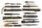 LOT OF US WWII AND BRITISH FIGHTING KNIVES.