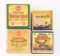 LOT OF 4 COLLECTIBLE SHOTGUN AMMUNITION BOXES.