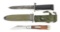 LOT OF 2: M5 BAYONET AND NEW YORK KNIFE CO. FOLDER.