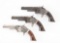 (A) LOT OF 3 SMITH & WESSON MODEL 1 2ND ISSUE TIP UP SINGLE ACTION REVOLVER.