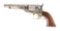 (A) COLT ROUND BARREL EJECTOR CONVERSION POCKET NAVY REVOLVER.