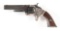 (A) SMITH & WESSON MODEL 1 2ND ISSUE TIP UP SINGLE ACTION REVOLVER.