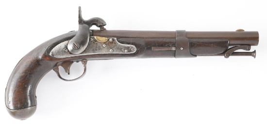 (A) SCARCE SIMEON NORTH U.S. MODEL 1826 NAVY CONVERTED PERCUSSION PISTOL.