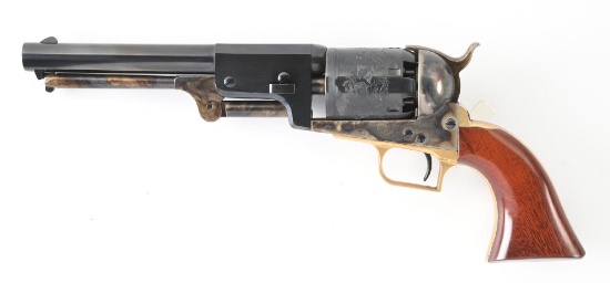 (A) UBERTI SECOND MODEL COLT DRAGOON PERCUSSION REVOLVER.