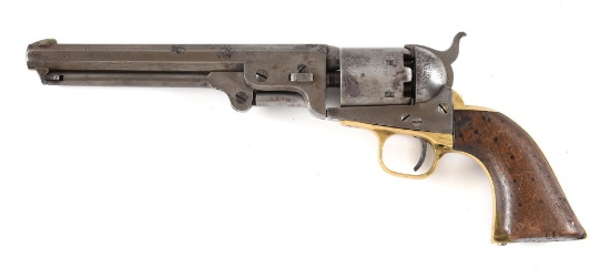 (A) COLT MODEL 1851 NAVY PERCUSSION REVOLVER (1868).