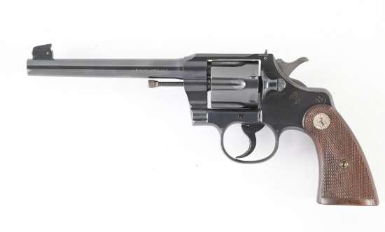 (C) COLT OFFICERS MODEL .38 SPECIAL DOUBLE ACTION REVOLVER (1930).