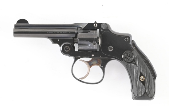 (C) SMITH & WESSON .32 SAFETY HAMMERLESS NEW DEPARTURE 3RD MODEL DOUBLE ACTION REVOLVER WITH BOX