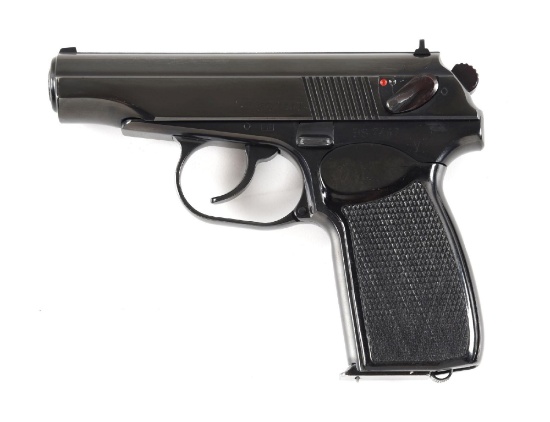 (C) ERNST THAELMANN MODEL M MAKAROV 9MM SEMI-AUTOMATIC PISTOL.