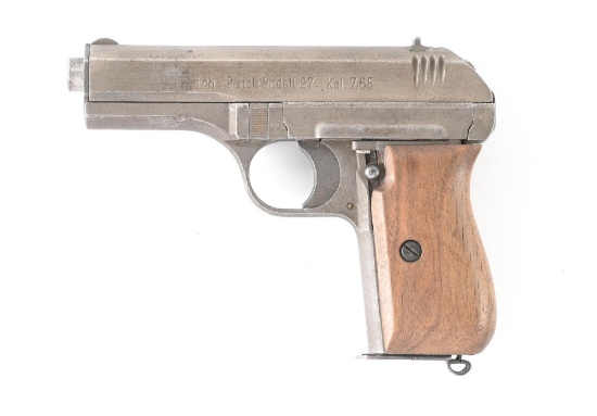 (C) GERMAN PROOFED CZ 27 SEMI-AUTOMATIC PISTOL.