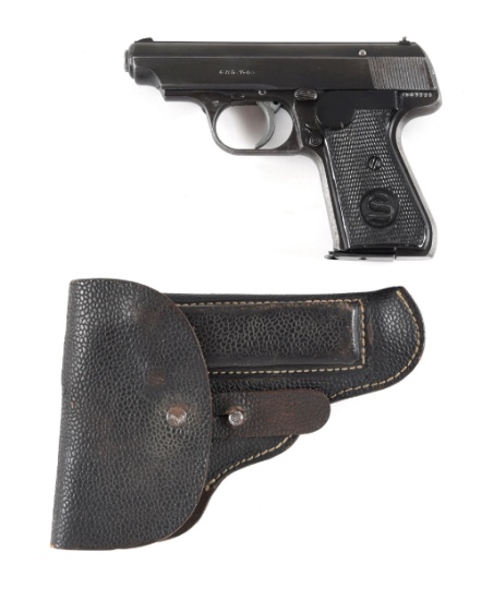 (C) WARTIME POLICE J.P. SAUER & SOHN MODEL 38H SEMI-AUTOMATIC PISTOL.