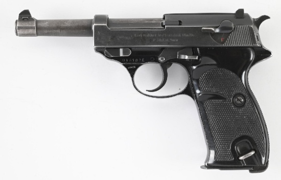 (C) PORTUGUESE POLICE MARKED WALTHER P1 SEMI-AUTOMATIC PISTOL WITH BOX