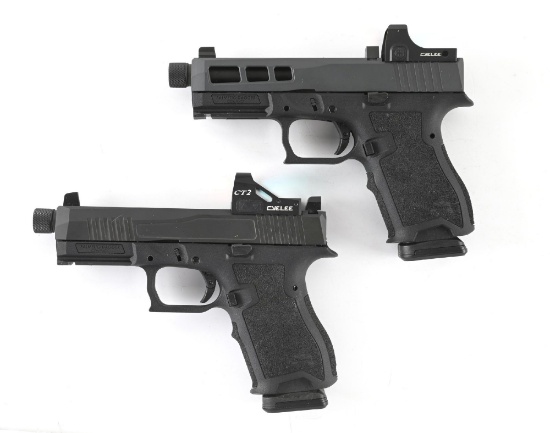 (M) LOT OF 2 PALMETTO STATE ARMORY COMPACT DAGGERS SEMI-AUTOMATIC PISTOLS.