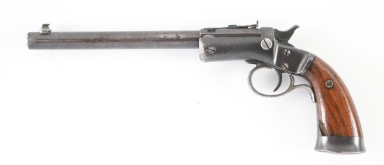 (C) STEVENS OFFHAND NO. 35 SINGLE SHOT PISTOL.