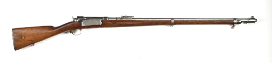 (C) DANISH MODEL 1889 KRAG-JORGENSEN BOLT ACTION RIFLE.