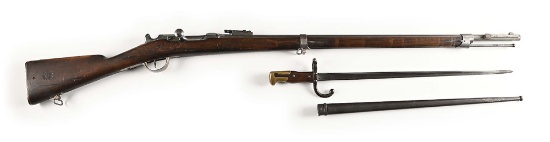 (A) FRENCH MLE 1866 CHASSEPOT BOLT ACTION RIFLE.