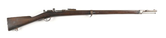 (A) ST. ETIENNE MLE 1866 CHASSEPOT BOLT ACTION RIFLE WITH SHOOTERS KIT.