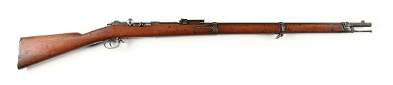 (A) SPANDAU MODEL 1871/84 MAUSER BOLT ACTION RIFLE.