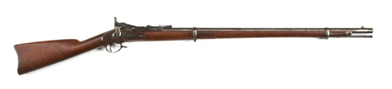(A) U.S. SPRINGFIELD MODEL 1868 TRAPDOOR RIFLE.