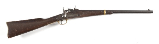 (A) JOSLYN 1862 TRANSITIONAL SINGLE SHOT BREECH LOADING SADDLE RING CARBINE.