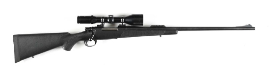 (M) CUSTOM ENGLISH INTERARMS MARK X MAUSER BOLT ACTION RIFLE.