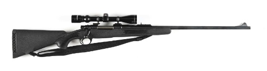 (M) CUSTOM ENGLISH INTERARMS MARK X BOLT ACTION RIFLE.