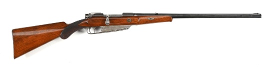 (C) PRE WAR HAENEL 8MM MAUSER BOLT ACTION SPORTING RIFLE.