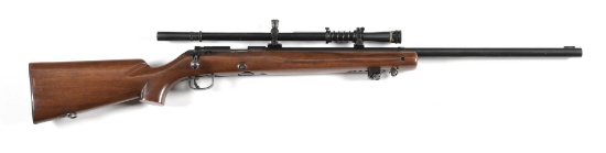 (C) WINCHESTER MODEL 52 BOLT ACTION TARGET RIFLE.