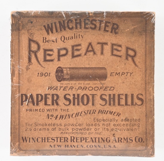 100 ROUND WINCHESTER 16 GUAGE SHOTGUN SHELL BOX.