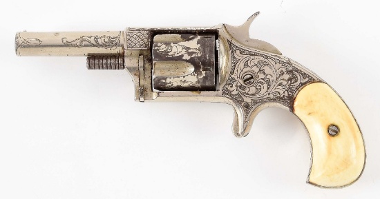 (A) HOPKINS AND ALLEN BLUE JACKET NO. 2 REVOLVER