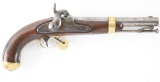 (A) US MODEL 1842 PERCUSSION PISTOL BY H. ASTON.