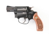 (C) SMITH & WESSON MODEL 36 NO DASH .38 SPECIAL DOUBLE ACTION REVOLVER.