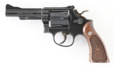 (C) SMITH & WESSON MODEL K-38 COMBAT MASTERPIECE DOUBLE ACTION REVOLVER.