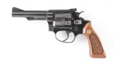 (C) SMITH & WESSON MODEL 34-1 KIT GUN DOUBLE ACTION REVOLVER WITH BOX.