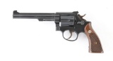 (C) SMITH & WESSON POST WAR MODEL K-22 MASTERPIECE DOUBLE ACTION REVOLVER WITH BOX (1951)