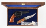 (C) SMITH & WESSON MODEL 19-3 TEXAS COMMEMORATIVE DOUBLE ACTION REVOLVER