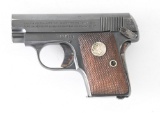 (C) COLT 1908 VEST POCKET .25 ACP SEMI-AUTOMATIC PISTOL (1940).