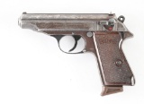 (C) WAR TIME WALTHER PP .32 ACP SEMI-AUTOMATIC PISTOL (1944).