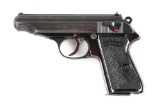 (C) WARTIME WALTHER PP .32 ACP SEMI-AUTOMATIC PISTOL (1942).