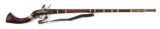 (A) AFGHAN JEZAIL FLINTLOCK MUSKET.