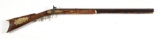 (A) PENNSYLVANIA RIFLE WORKS HALF STOCK PERCUSSION MUSKET.