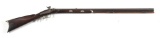 (A) HALF STOCK PLAINS PERCUSSION RIFLE.