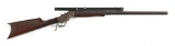 (C) STEVENS IDEAL RIFLE NO.44 FALLING BLOCK TARGET RIFLE WITH PERIOD L. G. CUMMINS SCOPE