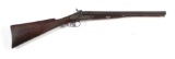 (A) PERCUSSION COACH GUN SIDE BY SIDE SHOTGUN.