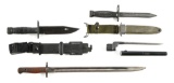 LOT OF 4: BAYONETS.