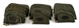 LARGE LOT OF QUILTED HEAVY DUTY ZIPPERED HANDGUN CASES.