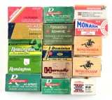LOT OF FIFTEEN BOXES OF DESIREABLE AMMUNITION