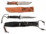 LOT OF 2: GERBER AND CATTARAUGUS KNIVES.